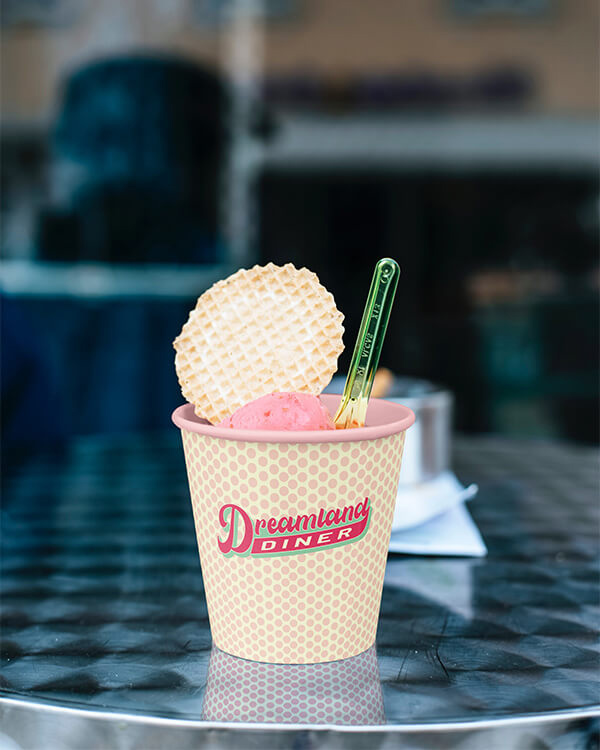 Dreamland Diner packaging design