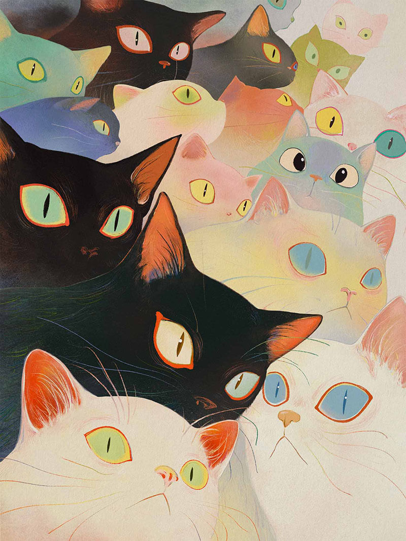 Illustration artwork 21 by Qiqi Cai