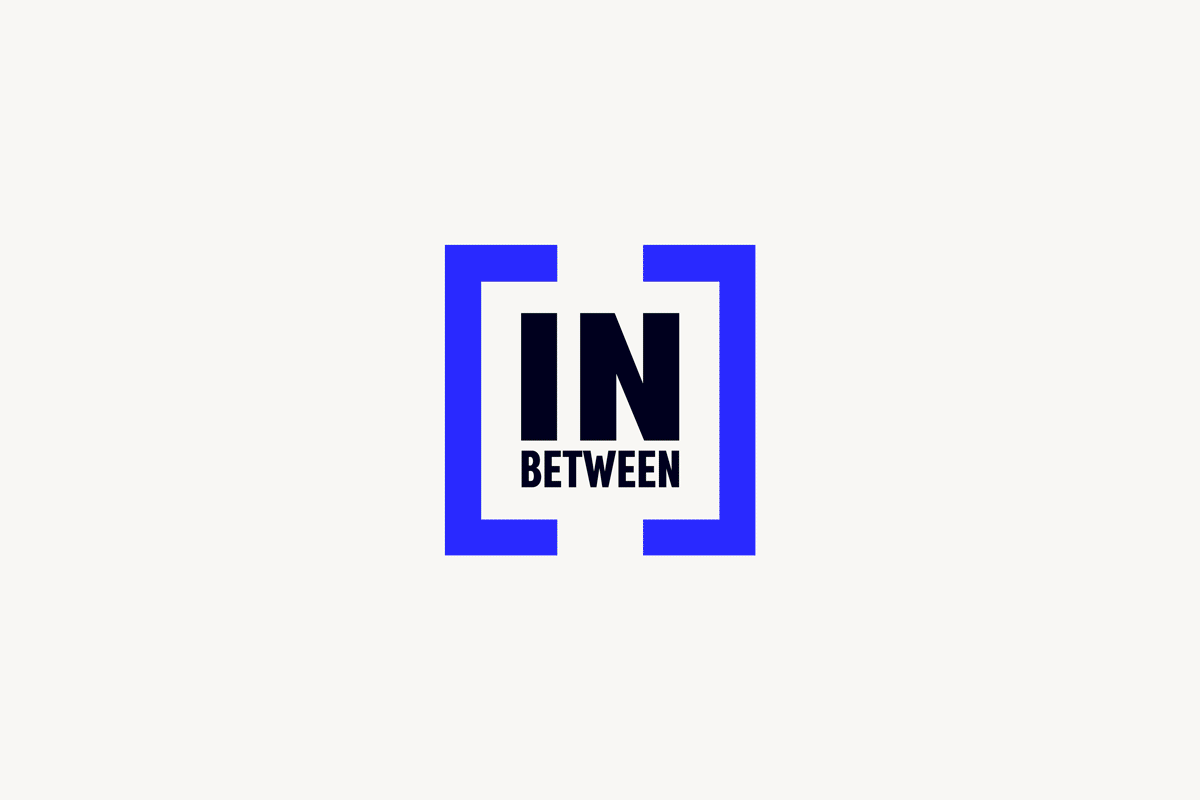In-between logo animation presenting brand identity