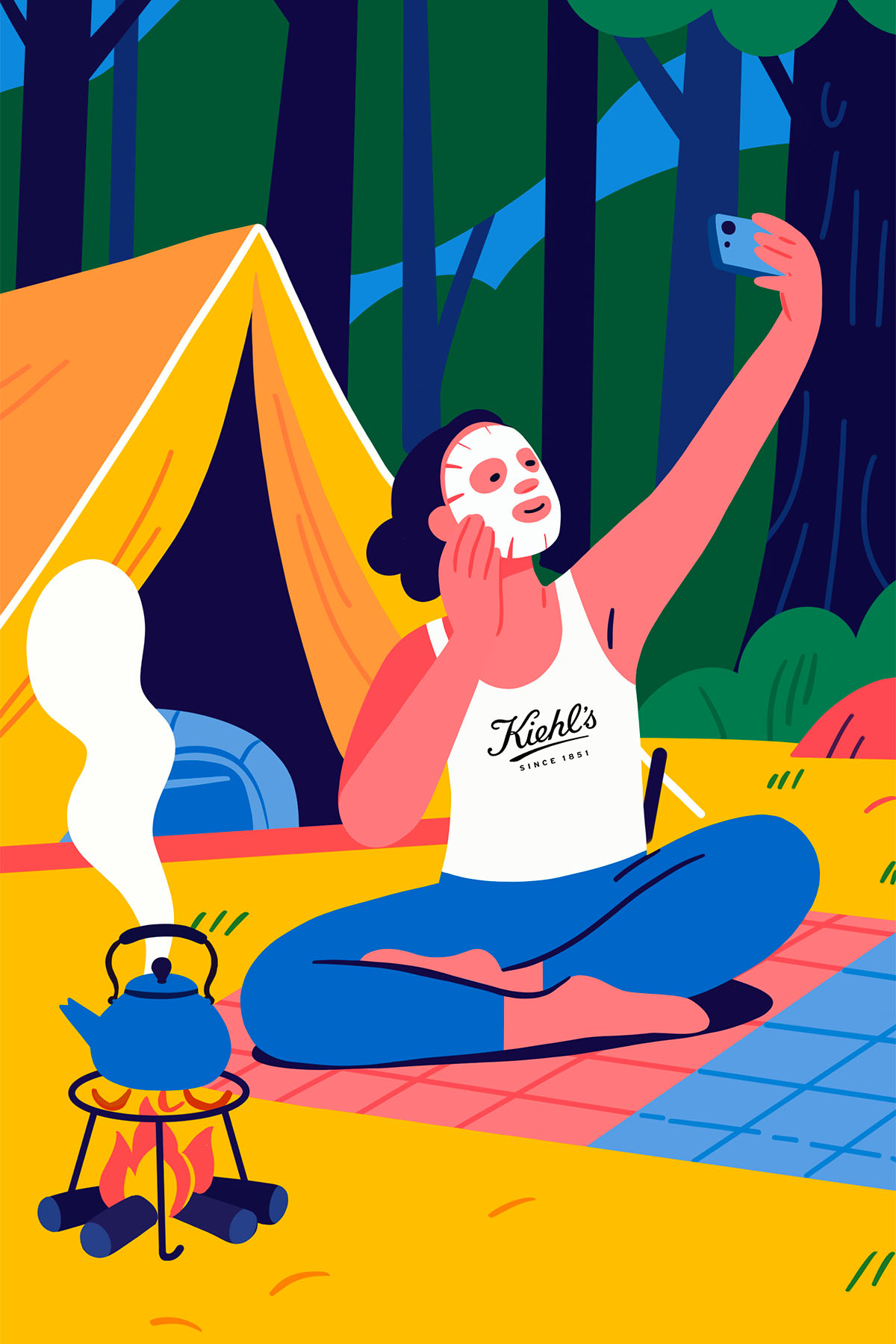 Kiehl&rsquo;s illustration