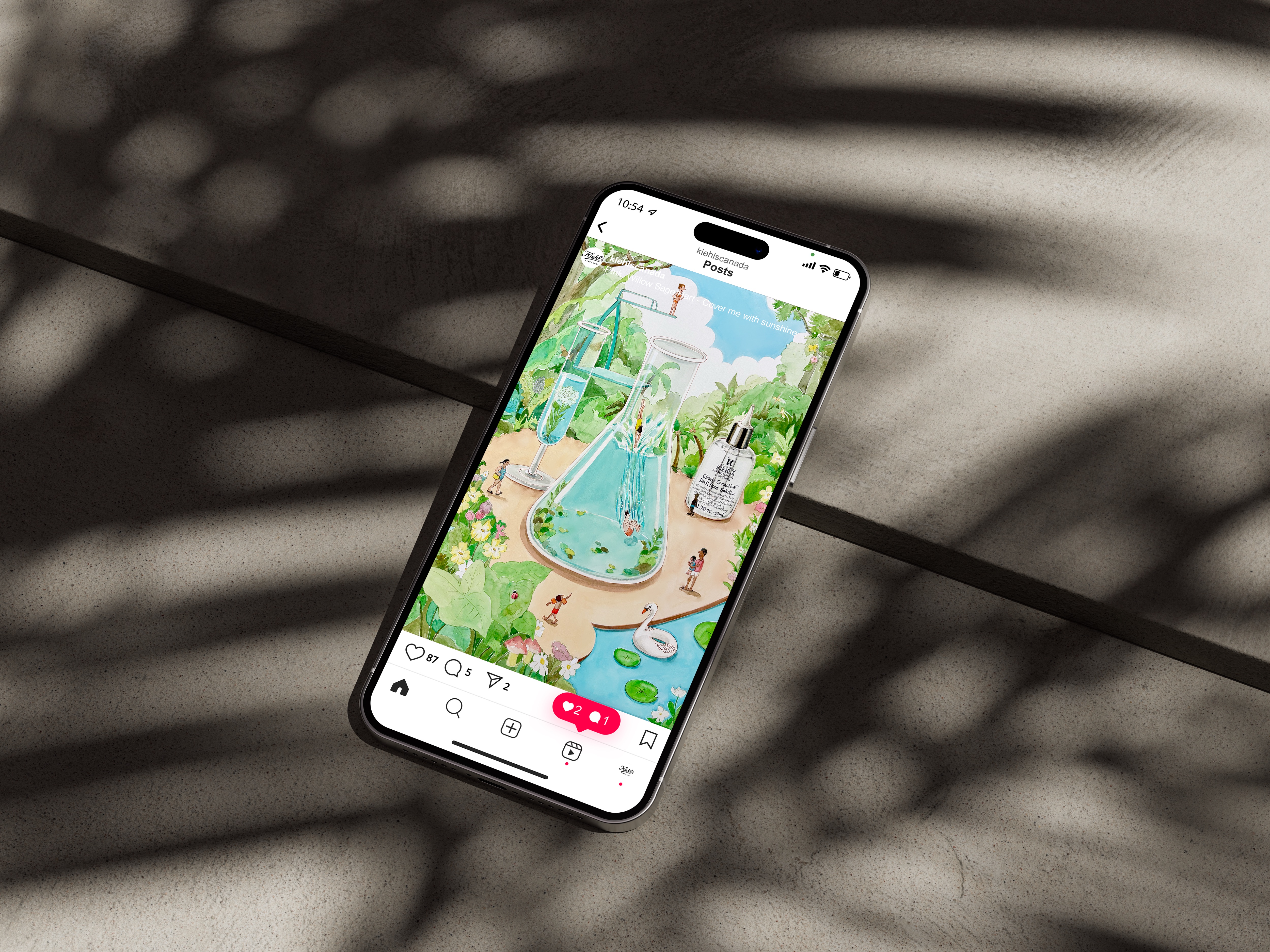 Kiehl's illustration project