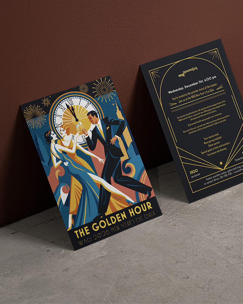wag Invitation mockup
